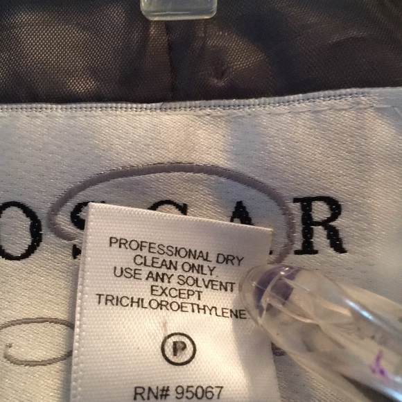 Oscar De La Renta vintage wool and cashmere blazer size 10 - Picture 5 of 6